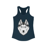 Siberian Husky Women's Ideal Racerback Tank