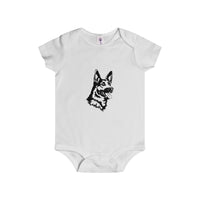 German Shepherd Infant Rip Snap Tee