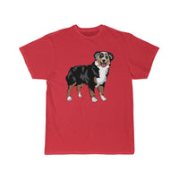 Australian Shepherd Men's Short Sleeve Tee, S - 5 XL, 11 Colors, Soft Cotton, Light Fabric, FREE Shipping, Made in USA!!