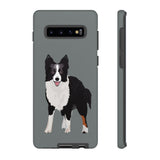 Border Collie Tough Cell Phone Cases, iPhone, Samsung, 2 Layer Case, Impact Resistant, Photographic Print Quality, FREE Shipping, Made in the USA!!