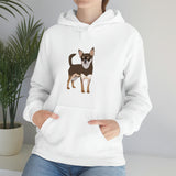 Chihuahua Unisex Heavy Blend Hooded Sweatshirt, Cotton/Polyester, S- 5XL, 13 Colors, Free Shipping, Made In Usa!!