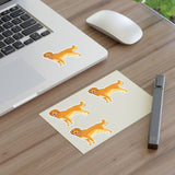 Golden Retriever Sticker Sheets, 2 Image Sizes, 3 Image Surfaces, Water Resistant Vinyl, FREE Shipping, Made in USA!!