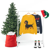 Dachshund Unisex Heavy Blend™ Crewneck Sweatshirt, S - 2XL, 14 Colors, Cotton/Polyester, Medium Fabric, FREE Shipping, Made in USA!!