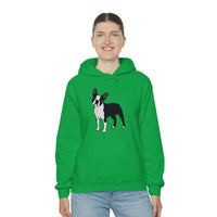Boston Terrier Unisex Heavy Blend™ Hooded Sweatshirt, S - 5XL, 12 Colors, Cotton/Polyester, FREE Shipping, Made in USA!!