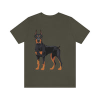 Doberman Pinscher Unisex Jersey Short Sleeve Tee