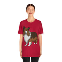 Shetland Sheepdog Unisex Jersey Short Sleeve Tee
