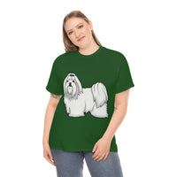 Maltese Unisex Heavy Cotton Tee, S - 5XL, 12 Colors, 100% Cotton, Medium Fabric, FREE Shipping, Made in USA!!