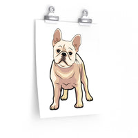 French Bulldog Premium Matte vertical posters