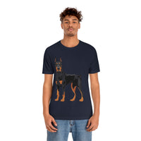 Doberman Pinscher Unisex Jersey Short Sleeve Tee