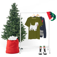 West Highland White Terrier Unisex Jersey Short Sleeve Tee, S - 3XL, Cotton, Light Fabric, FREE Shipping, Made in USA!!