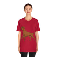 Rhodesian Ridgeback Unisex Jersey Short Sleeve Tee, S - 3XL, 16 Colors, Light Fabric Cotton, FREE Shipping, Made in USA!!