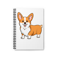 Pembroke Welsh Corgi Spiral Notebook - Ruled Line