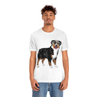 Australian Shepherd Unisex Jersey Short Sleeve Tee, XS-3XL, 14 Colors, Soft Cotton, Light Fabric, FREE Shipping, Made in USA!!