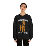 Airedale Terrier Unisex Heavy Blend Crewneck Sweatshirt, S - 3XL, 6 Colors, Loose Fit, FREE Shipping, Made in USA!!