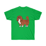 Ruby Cavalier King Charles Spaniel Unisex Ultra Cotton Tee, S - 5XL, 15 Colors, 100% Cotton, FREE Shipping, Made in the USA!!