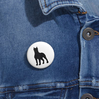 Cane Corso Custom Pin Buttons, 3 Sizes, Safety Pin Back, Made in the USA!!