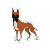 Great Dane Die-Cut Stickers, Water Resistant Vinyl, 5 Sizes, Matte Finish, Indoor/Outdoor, FREE Shipping, Made in USA!!