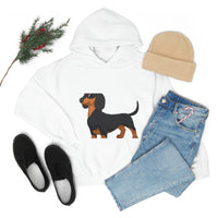 Dachshund Unisex Heavy Blend™ Hooded Sweatshirt, S - 5XL, 13 Colors, Cotton/Polyester, FREE Shipping, Made in USA!!