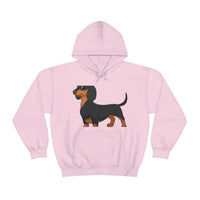 Dachshund Unisex Heavy Blend™ Hooded Sweatshirt, S - 5XL, 13 Colors, Cotton/Polyester, FREE Shipping, Made in USA!!