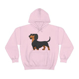 Dachshund Unisex Heavy Blend™ Hooded Sweatshirt, S - 5XL, 13 Colors, Cotton/Polyester, FREE Shipping, Made in USA!!