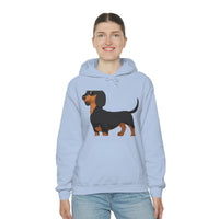Dachshund Unisex Heavy Blend™ Hooded Sweatshirt, S - 5XL, 13 Colors, Cotton/Polyester, FREE Shipping, Made in USA!!