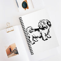 Shih Tzu Spiral Notebook - Ruled Line