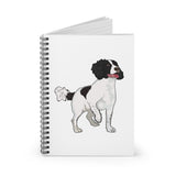 English Springer Spaniel Spiral Notebook - Ruled Line, 118 pages, Can Add Text to Cover, Change Color, Made in the USA!!