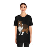 Shetland Sheepdog Unisex Jersey Short Sleeve Tee