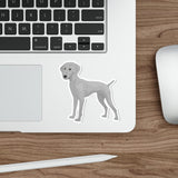 Weimaraner Die-Cut Stickers, Water Resistant Vinyl, 5 Sizes, Matte Finish, Indoor/Outdoor, FREE Shipping, Made in USA!!