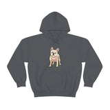 French Bulldog Unisex Heavy Blend Hooded Sweatshirt, S - 5XL, 12 Colors, FREE Shipping, Made in USA!!