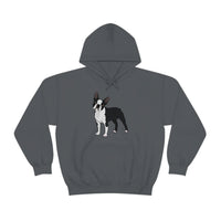 Boston Terrier Unisex Heavy Blend™ Hooded Sweatshirt, S - 5XL, 12 Colors, Cotton/Polyester, FREE Shipping, Made in USA!!