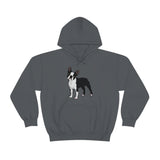 Boston Terrier Unisex Heavy Blend™ Hooded Sweatshirt, S - 5XL, 12 Colors, Cotton/Polyester, FREE Shipping, Made in USA!!