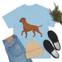 Rhodesian Ridgeback Unisex Heavy Cotton Tee, S - 5XL, 12 Colors, Cotton, Medium Fabric, FREE Shipping, Made in USA!!