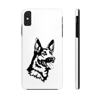 German Shepherd Case Mate Tough Phone Cases, Over 30 Sizes, Impact Resistant, Rubber Liner, FREE Shipping, Made in USA!!