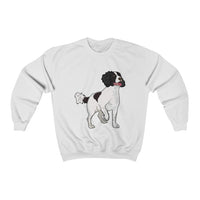 English Springer Spaniel Unisex Heavy Blend™ Crewneck Sweatshirt, 7 Colors, S - 2XL, Loose Fit, Cotton/Polyester, Made in the USA!!