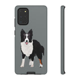 Border Collie Tough Cell Phone Cases, iPhone, Samsung, 2 Layer Case, Impact Resistant, Photographic Print Quality, FREE Shipping, Made in the USA!!