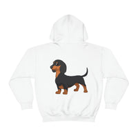 Dachshund Unisex Heavy Blend™ Hooded Sweatshirt, S - 5XL, 13 Colors, Cotton/Polyester, FREE Shipping, Made in USA!!