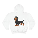 Dachshund Unisex Heavy Blend™ Hooded Sweatshirt, S - 5XL, 13 Colors, Cotton/Polyester, FREE Shipping, Made in USA!!