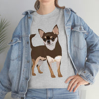 Chihuahua Unisex Heavy Cotton Tee, S - 5XL, 12 Colors, 100% Cotton, Made in the Usa, Free Shipping!!