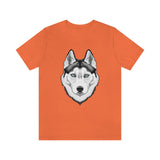 Siberian Husky Unisex Jersey Short Sleeve Tee, 12 Colors, XS-4XL, Light Fabric, FREE Shipping, Made in USA!!