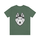 Siberian Husky Unisex Jersey Short Sleeve Tee, 12 Colors, XS-4XL, Light Fabric, FREE Shipping, Made in USA!!