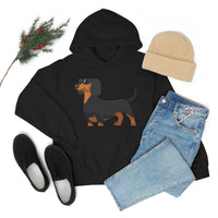 Dachshund Unisex Heavy Blend™ Hooded Sweatshirt, S - 5XL, 13 Colors, Cotton/Polyester, FREE Shipping, Made in USA!!