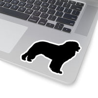 Newfoundland Kiss-Cut Stickers, 4 Sizes, Indoor/Outdoor, White or Transparent, FREE Shipping, Made in USA!!