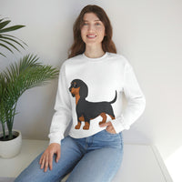 Dachshund Unisex Heavy Blend™ Crewneck Sweatshirt, S - 2XL, 14 Colors, Cotton/Polyester, Medium Fabric, FREE Shipping, Made in USA!!