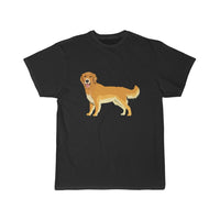 Golden Retriever Men's Short Sleeve Tee, S - 5XL, Preshrunk Cotton, Light Fabric, Relaxed Fit, FREE Shipping, Made in USA!!