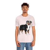 Australian Shepherd Unisex Jersey Short Sleeve Tee, XS-3XL, 14 Colors, Soft Cotton, Light Fabric, FREE Shipping, Made in USA!!