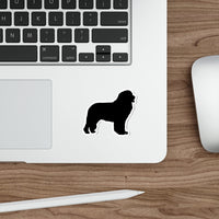 Newfoundland Die-Cut Stickers, Water Resistant Vinyl, 5 Sizes, Matte Finish, Indoor/Outdoor, FREE Shipping, Made in USA!!