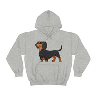 Dachshund Unisex Heavy Blend™ Hooded Sweatshirt, S - 5XL, 13 Colors, Cotton/Polyester, FREE Shipping, Made in USA!!