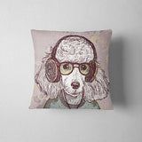 Poodle Decorative Pillow Case Kids Room Decor