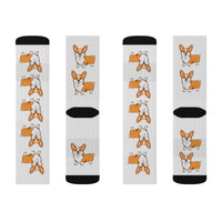 Pembroke Welsh Corgi Sublimation Socks